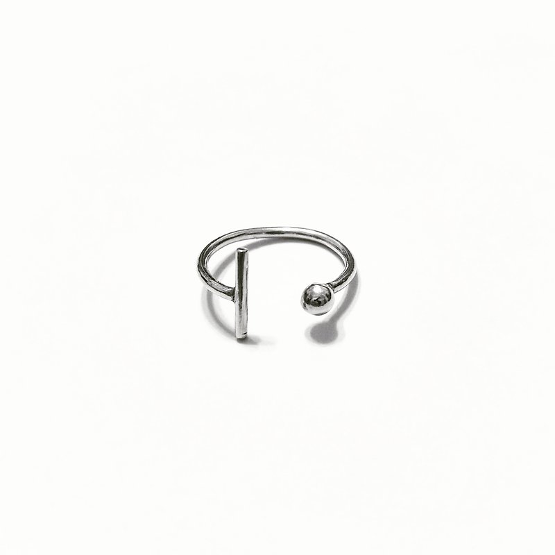 │Geometry│Simple Europe and America•Pure Silver Opening Ring - General Rings - Other Metals 
