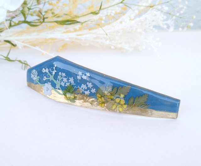 タンポポの季節真鍮バレッタ 設計館 Appartement Paris 髮飾 Pinkoi