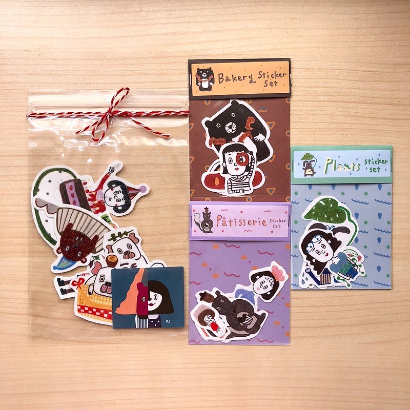 PG's Lucky Bag-Sticker Pack - Stickers - Paper Red