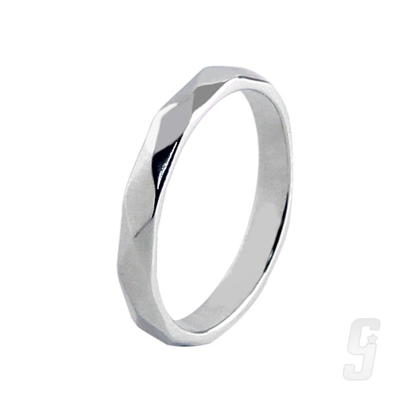 Geometry-Triangular Edge Ring-Narrow Edition - General Rings - Other Metals 