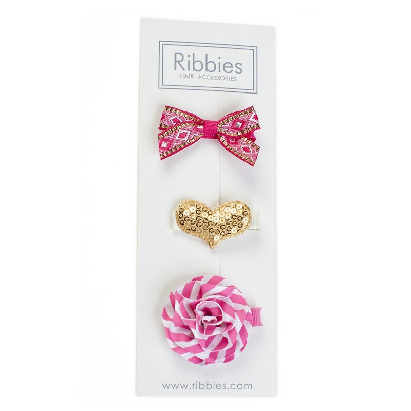 British Ribbies integrated ribbon 3 into the group-Rosie - Hair Accessories - Polyester 