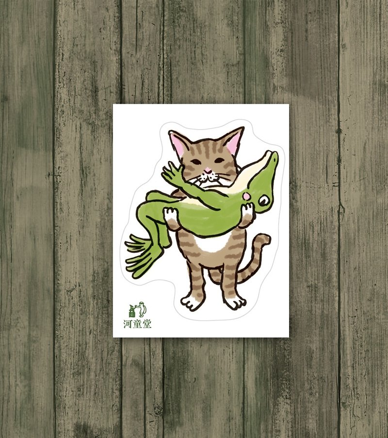 Sticker Cat is a frog - Stickers - Other Materials 