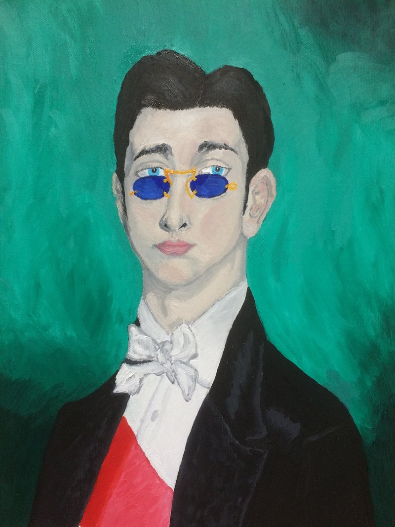 ナポレオン 4 世の室内画の肖像画「星の王子さまテグジュペリ」のプロトタイプ - ウォールデコ・壁紙 - その他の素材 多色