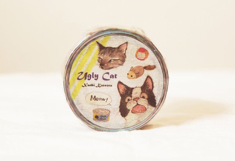 Ugly Cats Paper tape made of high-class Japanese paper by Katsura Xanbi - Washi Tape - Paper 