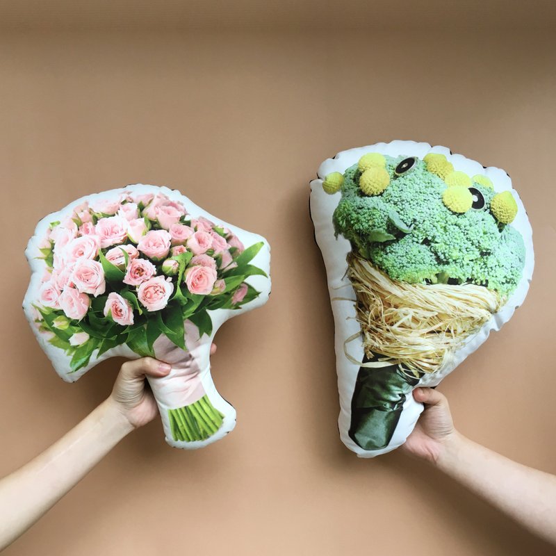 福袋 ∣ 捧花抱枕2入(任選款式)    情人節禮物 - 乾燥花/永生花 - 其他材質 