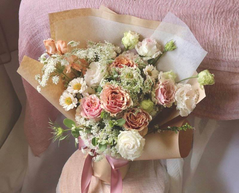 鮮花花束 求婚花束 情人節花束 生日花束 客製花束 慶賀花束 花禮 - 乾燥花/永生花 - 植物．花 