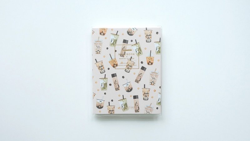 PLANNER 12x15.4 cm. : BOBA TEA - 筆記簿/手帳 - 紙 橘色