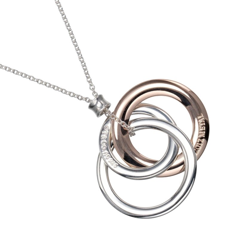 【日本直送】ティファニー TIFFANY&Co. 1837インターロッキング サークル ネックレス シルバー925 ルベドメタル 約5.19g【中古】Aランク - 項鍊 - 銀 銀色