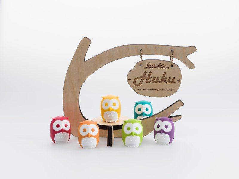 「HuKu」基本款全套六色優惠組合展示款（含展示架&基本六款） - 裝飾/擺設  - 塑膠 