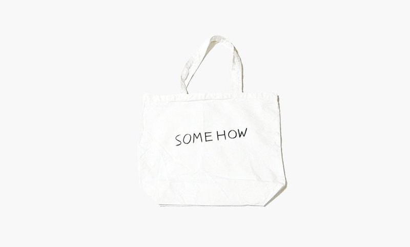 NORITAKE - SOMEHOW Tote Bag - 側背包/斜背包 - 棉．麻 白色