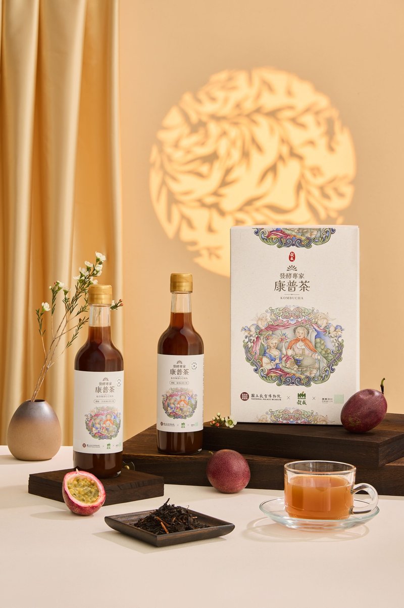 康普茶禮盒_故宮聯名款 - 茶葉/茶包/水果茶 - 其他材質 白色
