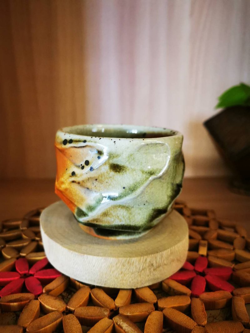 柴燒造型杯 - 茶具/茶杯 - 陶 