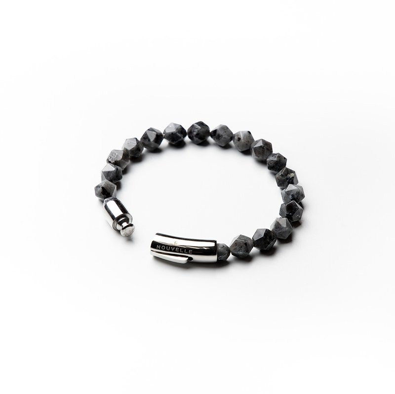 【NOUVELLE】SnapEase | Cutaway Labradorite Bracelet - Bracelets - Crystal 