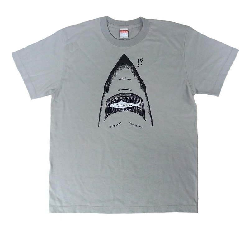 Shark T-Shirt Men's - เสื้อยืดผู้ชาย - วัสดุอื่นๆ สีเทา