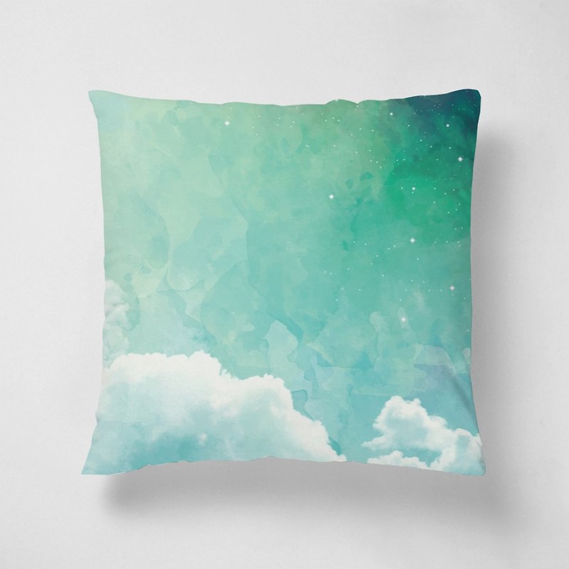 above the sky / short pile pillow - Pillows & Cushions - Cotton & Hemp Green