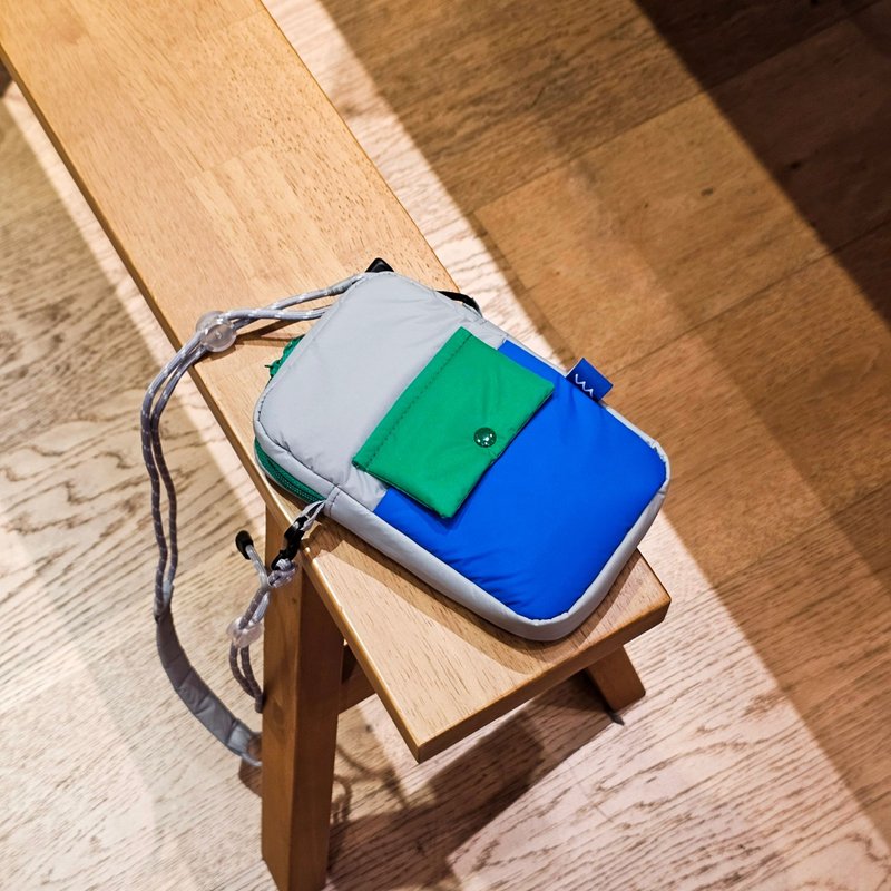 JOSH Phone purses : Court - 側背包/斜背包 - 尼龍 藍色