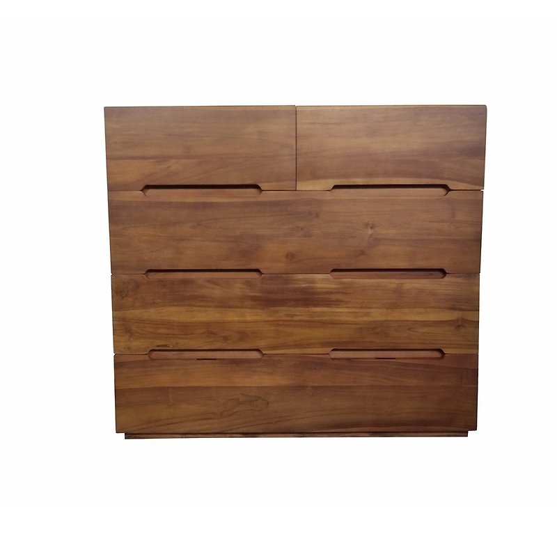 JatiLiving, Jidi City | Full teak five-drawer cabinet storage cabinet RPNA007S1 - Other Furniture - Wood Brown