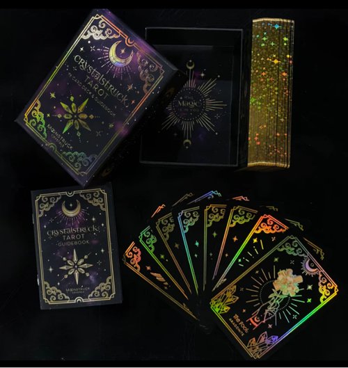 Crystalstruck Tarot Card Deck - Golden Aura Edition - Shop