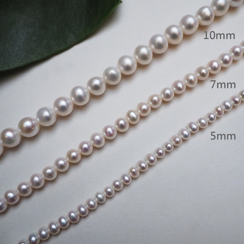 pearl necklace - สร้อยคอ - ไข่มุก ขาว