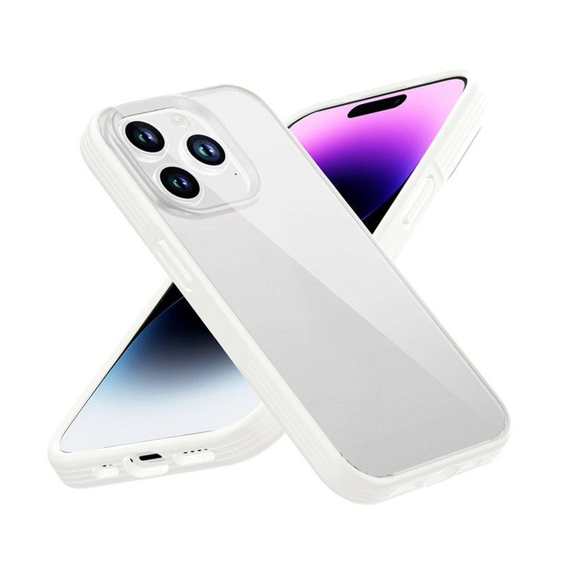 VOYAGE 超軍規防摔保護殼-Pure Sport 純白-iPhone15 ProMax(6.7) - 手機殼/手機套 - 其他材質 透明