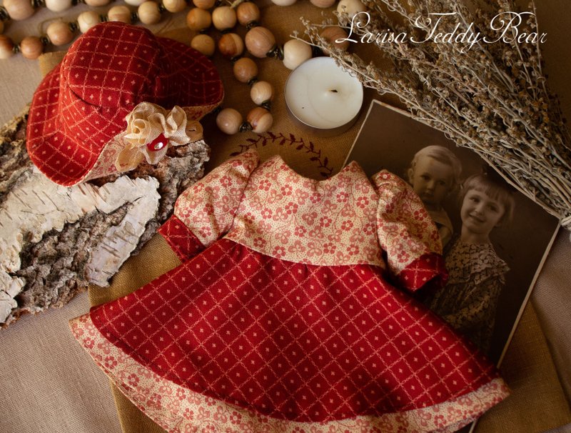 24 cm Teddy bear clothes patterns pdf on English - 手工藝教學/工具書 - 其他材質 