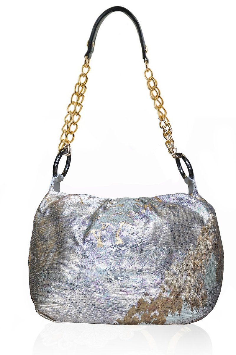 Meraude.1 Obi Shoulder Bag - Handbags & Totes - Silk Green