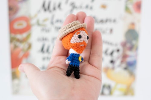 アーティスト ヴィンセント ヴァン ゴッホのミニチュア手作り