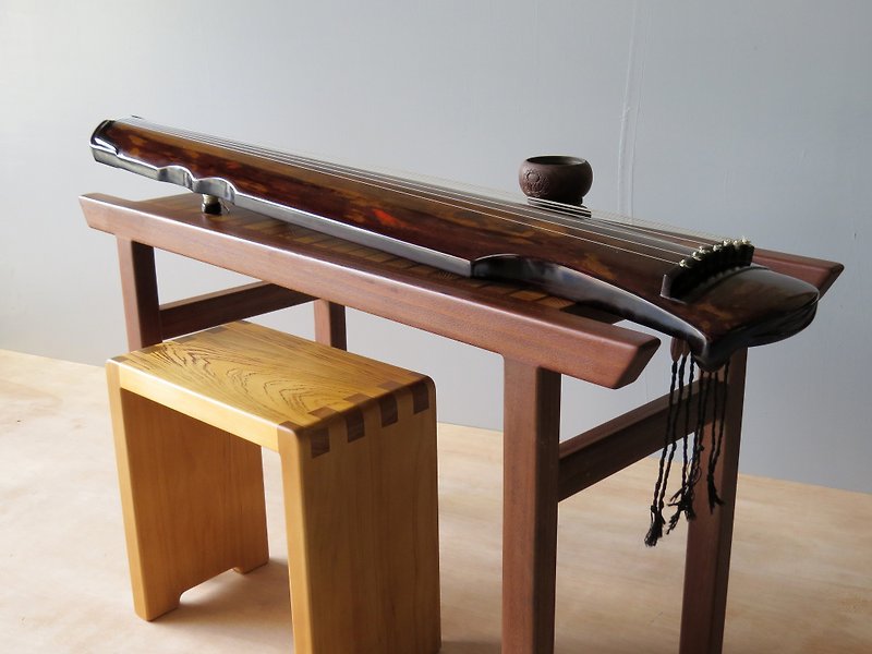 《HO MOOD》檐宇系列一鳥居 古琴桌(木拼款) - 其他家具 - 木頭 咖啡色
