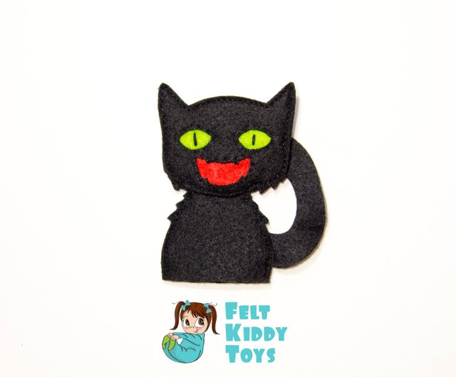 ハロウィン指人形 - ショップ FeltKiddyToys 知育玩具・ぬいぐるみ - Pinkoi