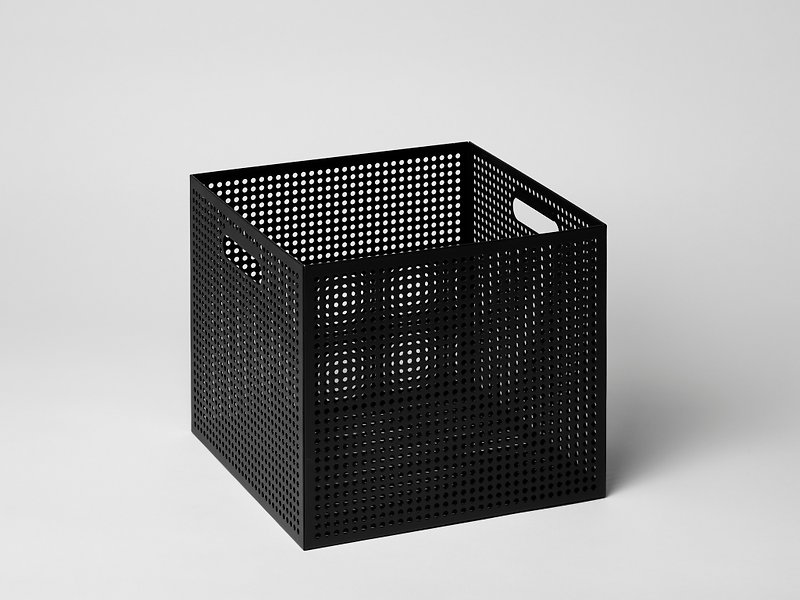 THE BOX_large - กล่องเก็บของ - โลหะ สีดำ