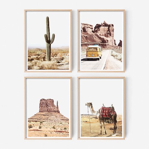 Weekend Road Trip desert cactus print #9 畫 佈置 擺飾 臥室 浴室 餐廳 咖啡廳