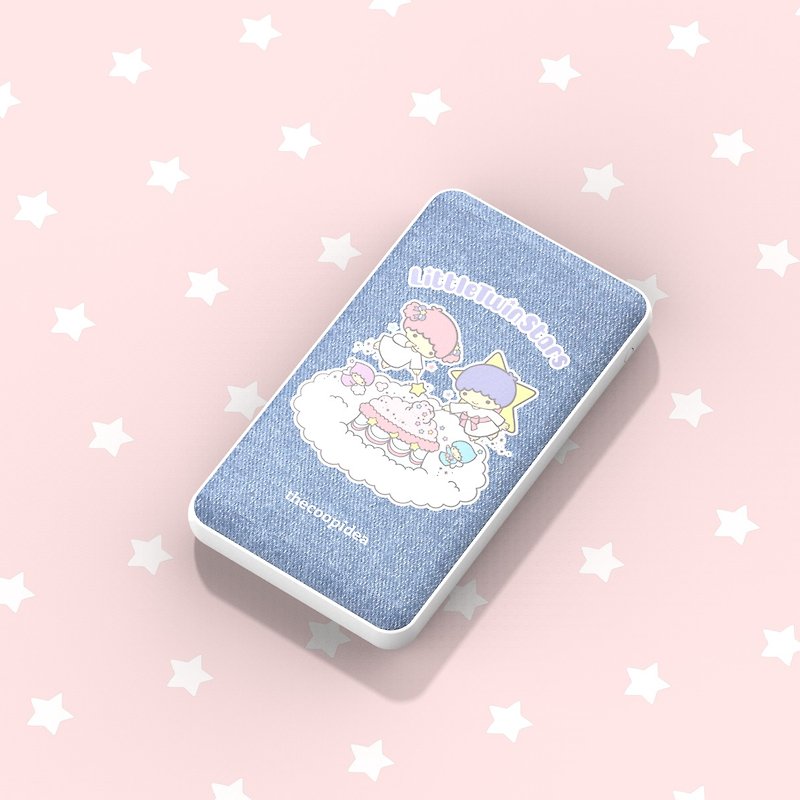 【HK Limited Edition】 thecoopidea x Little Twin Stars 6000mAh wireless powerbank - Chargers & Cables - Other Materials Blue