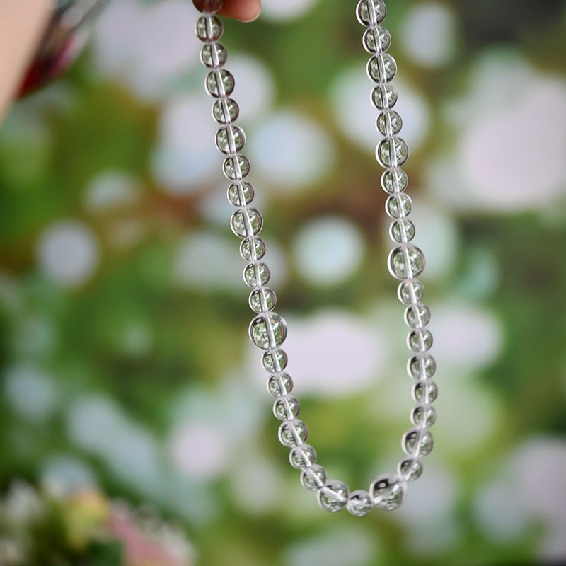 数量限定販売 氷のネックレス 極上クリスタルクォーツのネックレス　4月誕生石 - 項鍊 - 其他金屬 白色