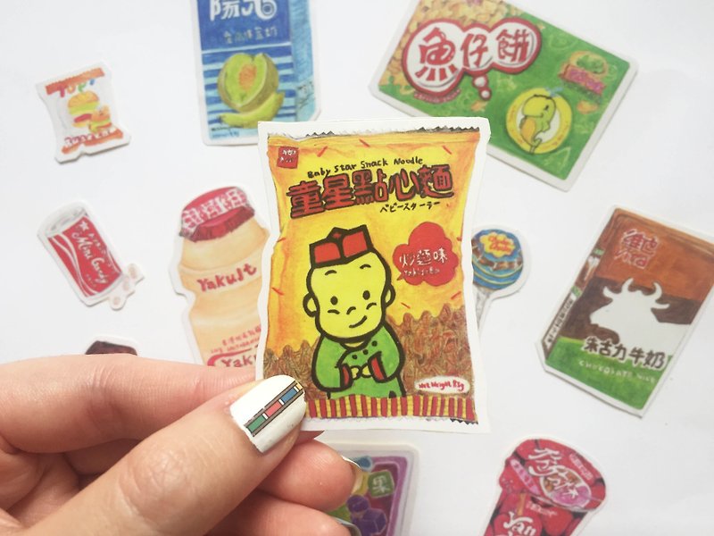Hong Kong Series - Hong Kong Snacks (2) Stickers - Stickers - Paper 