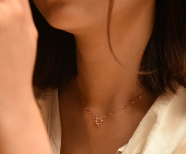 アサヒ。スターリングシルバーのネックレス | 楽屋 - ショップ Isha Jewelry ネックレス - Pinkoi