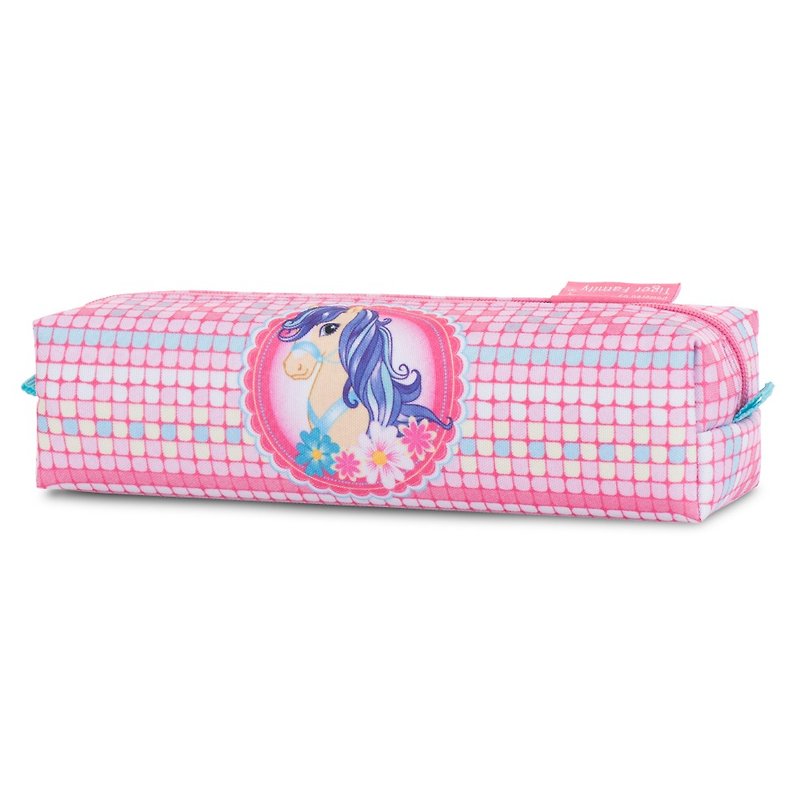 Tiger Family Little Aristocrat Simple Pencil Box - Cute Meng Pony - Pencil Cases - Waterproof Material Pink