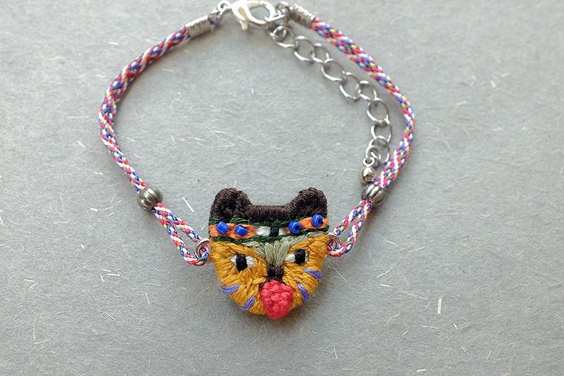 by.dorisliu Fores Hero (FOX) bracelet - Bracelets - Thread Multicolor