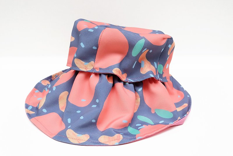 Visor Taiwan citrus print - Hats & Caps - Other Materials Pink
