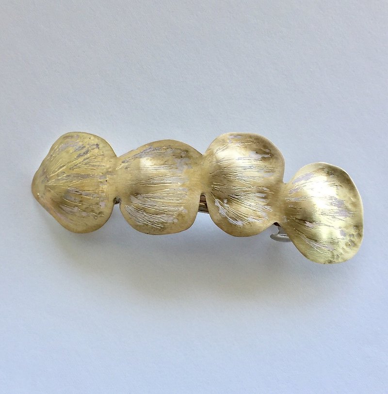 petal baretta (petal Valletta) - Hair Accessories - Other Metals Gold