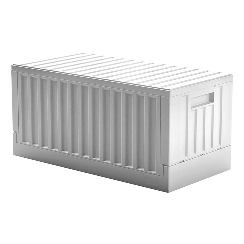 【Livinbox】CARGO container storage chair (white) - Storage - Plastic White