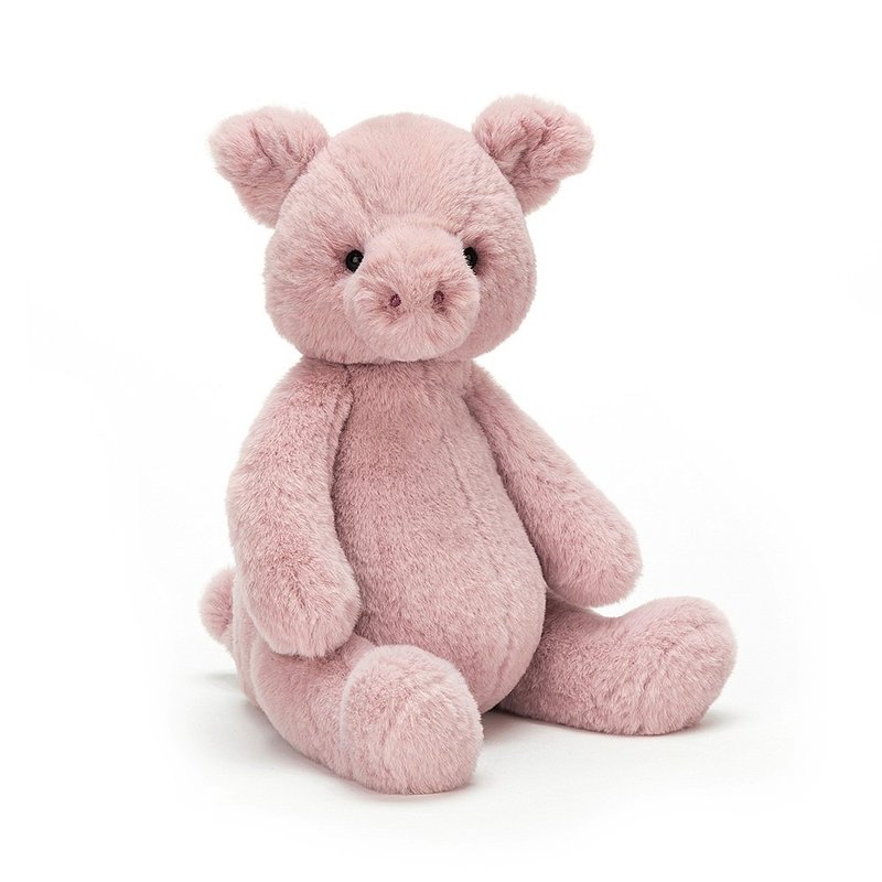 Jellycat Puffles Piglet 19cm 泡芙小豬 - 公仔/玩偶 - 聚酯纖維 粉紅色