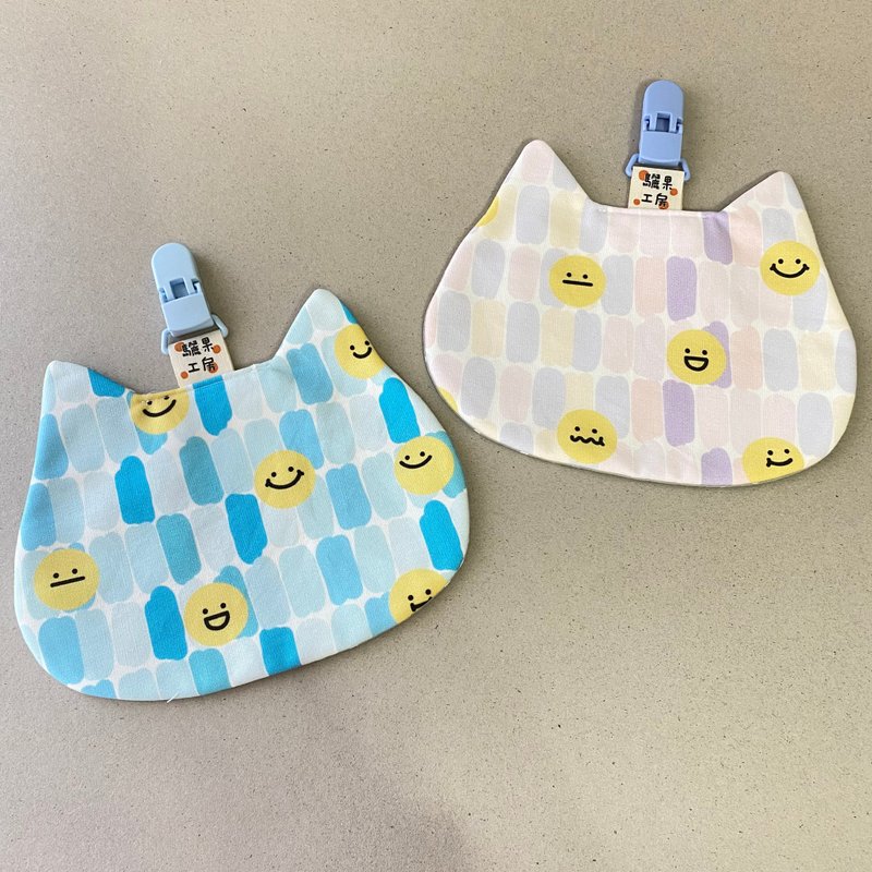 Cat Shape Handkerchief | Smile Series | Rainbow - ผ้ากันเปื้อน - ผ้าฝ้าย/ผ้าลินิน หลากหลายสี