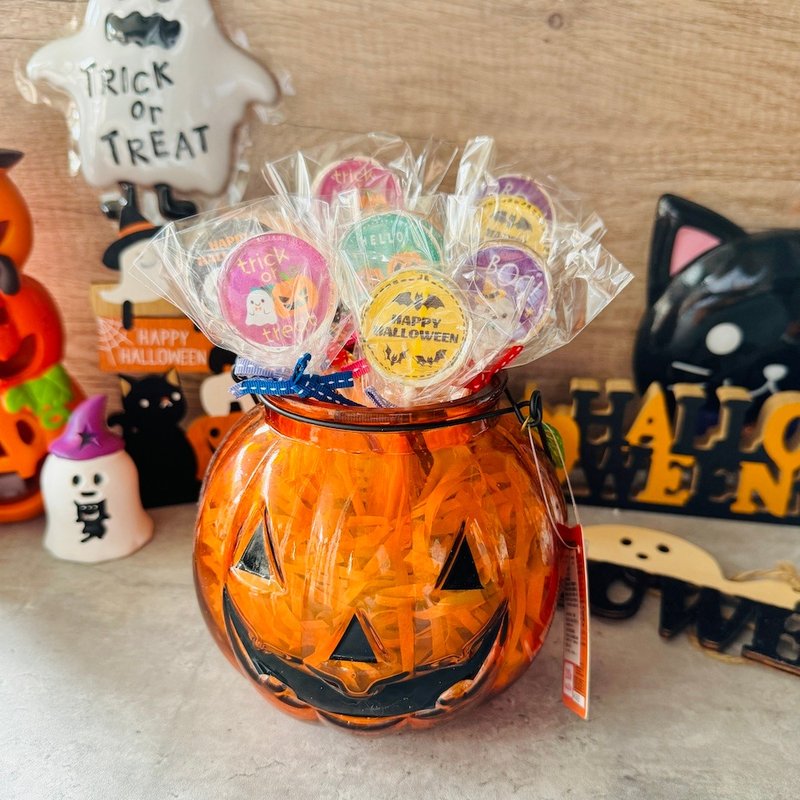 Party snacks | Store gifts | Halloween crystal lollipops (10 pieces) - ขนมคบเคี้ยว - อาหารสด 