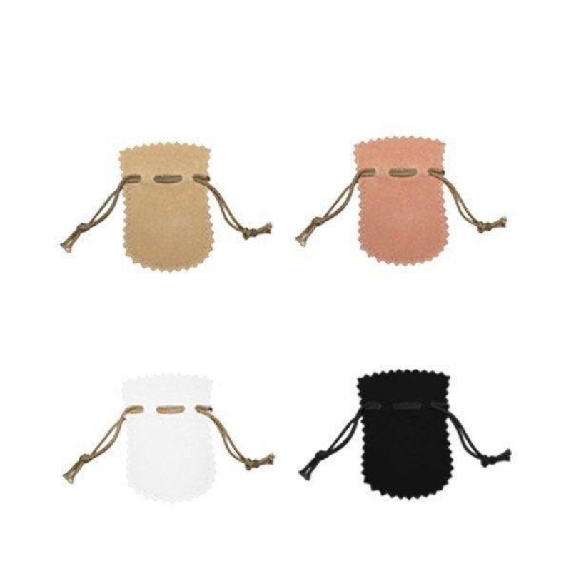 Domestic pouch drawstring SS size 100 pieces OEM possible 4color - กล่องเก็บของ - ผ้าฝ้าย/ผ้าลินิน ขาว