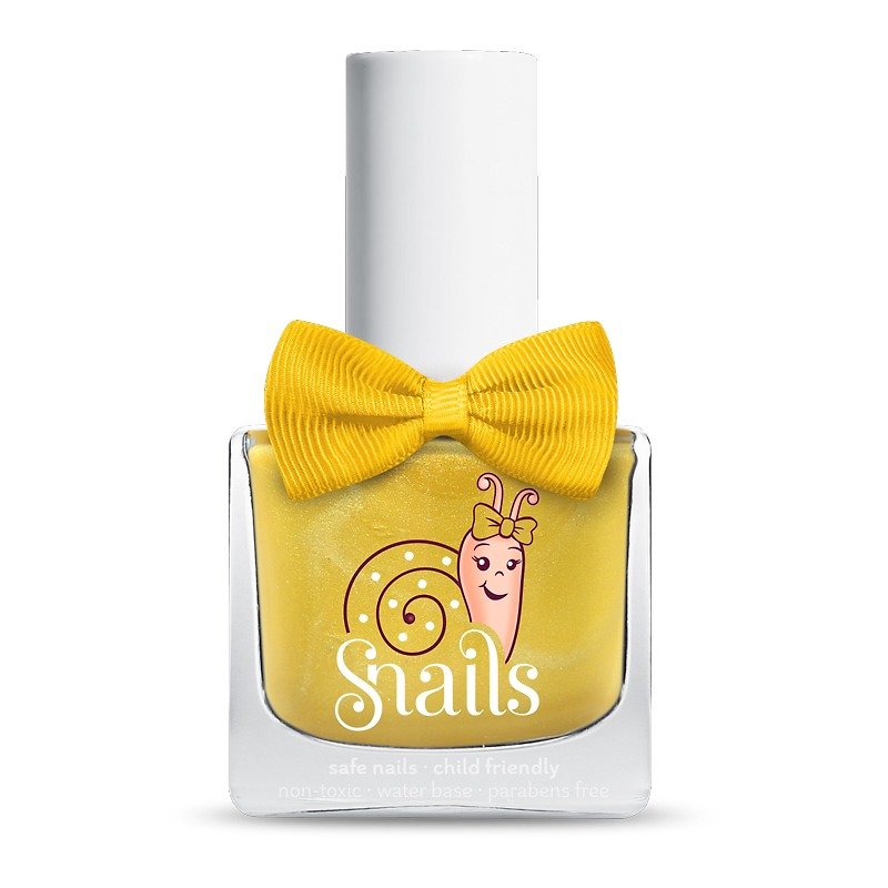 Make-a-wish Wish / snails Greek mythical children's water-based non-toxic nail polish / - ยาทาเล็บ - สี สีเหลือง