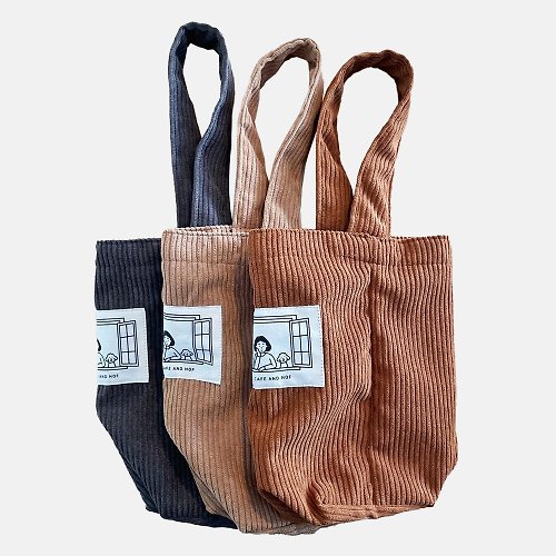 CAFE AND HOF Corduroy Tumbler Bag (3Colors)