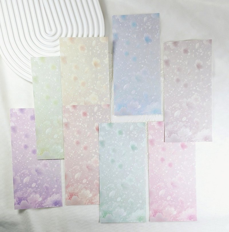 Snow Flower Background  Paper - Sticky Notes & Notepads - Paper Multicolor