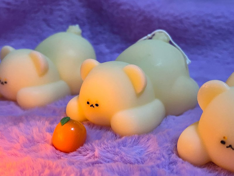 CHiiZ BEAR 起司貝爾 造型香氛蠟燭 - 香氛蠟燭/燭台 - 蠟 