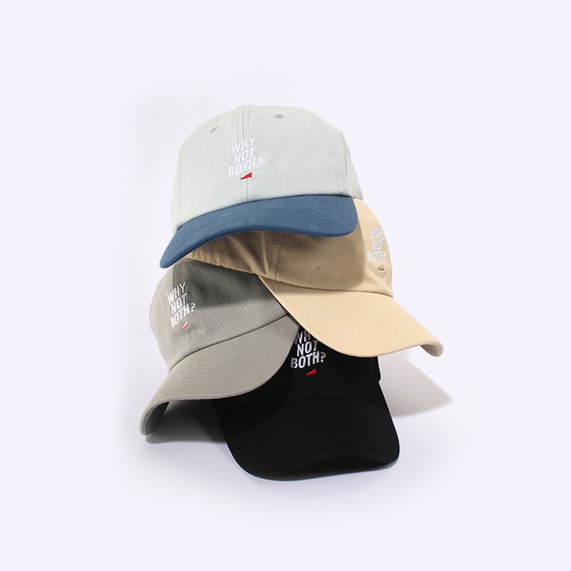 Hong Kong brand Why not both baseball caps Dad Caps old hats in 3 colors - Hats & Caps - Cotton & Hemp Multicolor