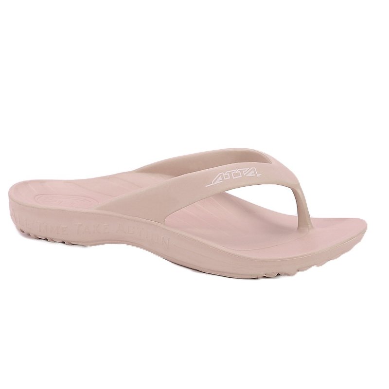 【ATTA】Simple flip-flops with even pressure on the soles of the feet and arches-sand color - รองเท้าแตะ - พลาสติก 